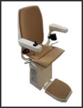 Silver Stairlifts Curved Stairlift